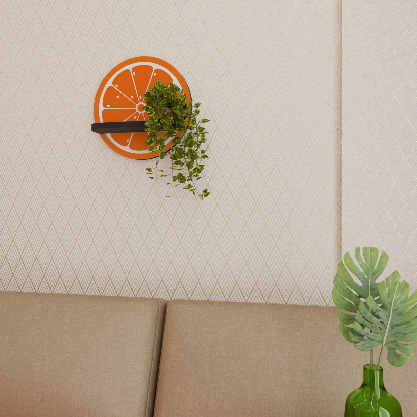 JUICY ORANGE Art Shelf