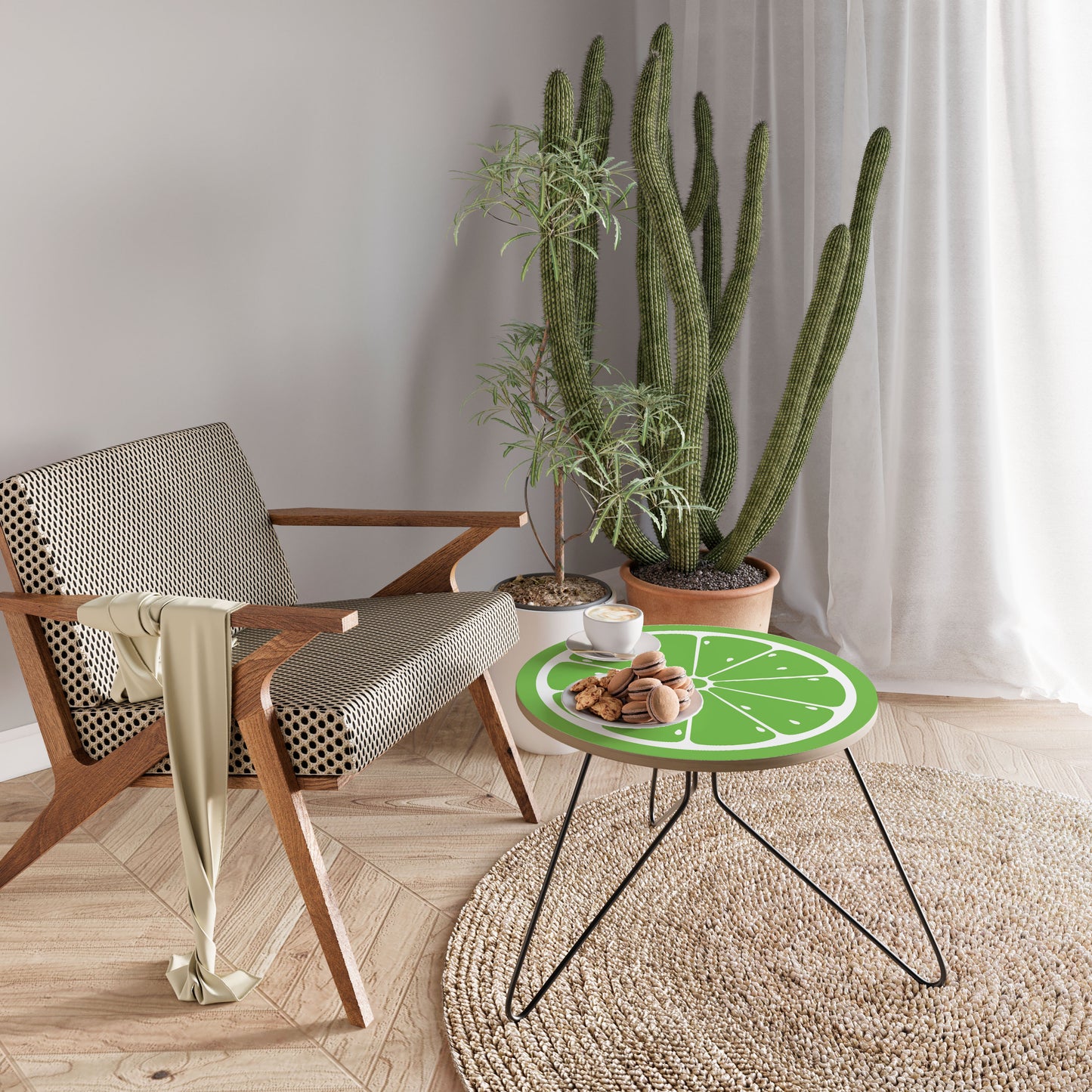 Uppfriskande LIME Litet soffbord