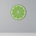 REFRESHING LIME Round Wall Art