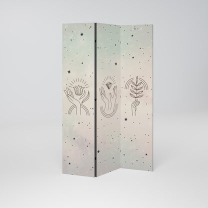 DELICATE BEAUTY 3-Panel Room Divider