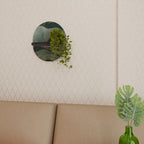 ROYAL GREEN Oval konsthylla i svart finish