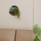 ROYAL GREEN Round Art Shelf In Black Finish