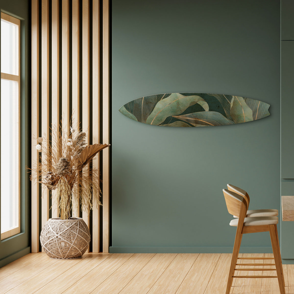 ROYAL GREEN Dekorativ Surfbräda
