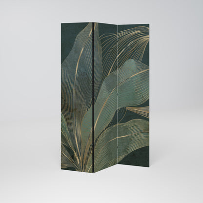 ROYAL GREEN Dekorativ rumsavdelare – 3 paneler