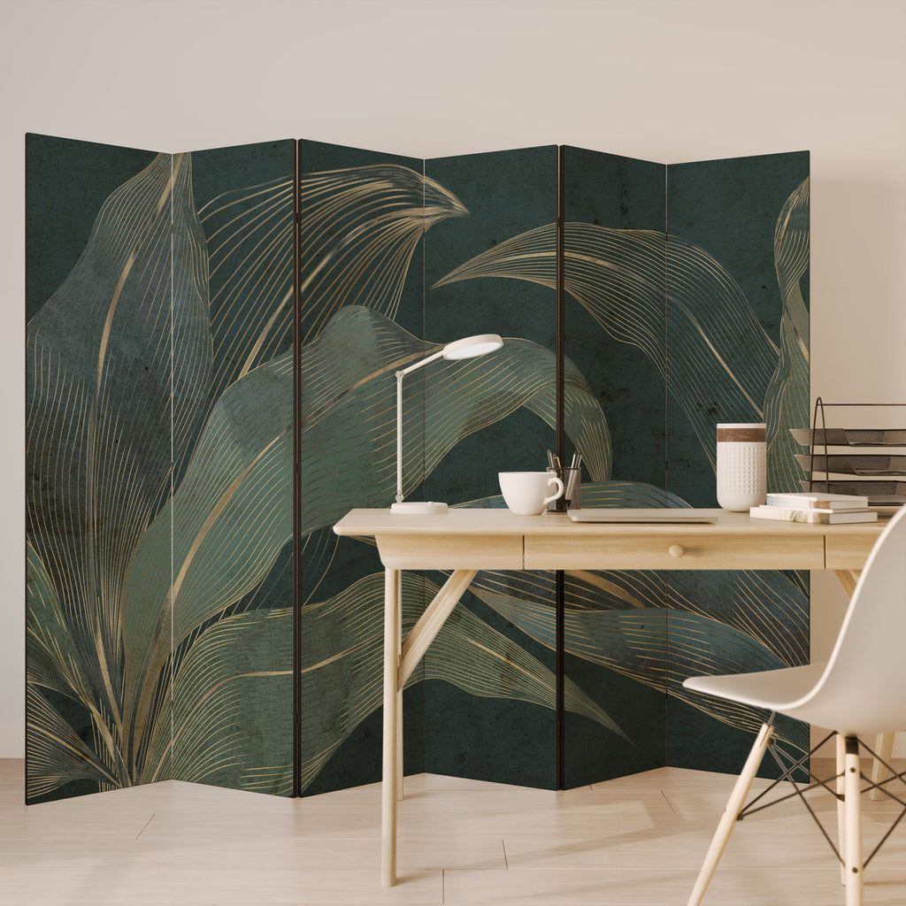 ROYAL GREEN Dekorativ rumsavdelare med 6 paneler