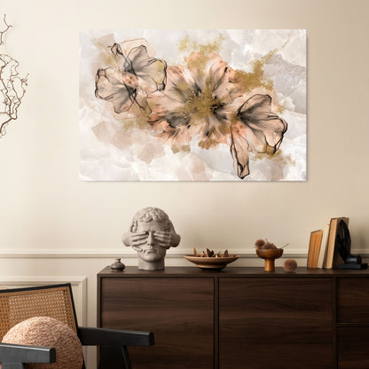 TRANSPARENT ELEGANCE Horizontal Canvas Print