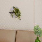 ELEGANT BOTANIK Oval konsthylla i svart finish