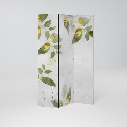 ELEGANT BOTANICS Dekorativ rumsavdelare – 3 paneler