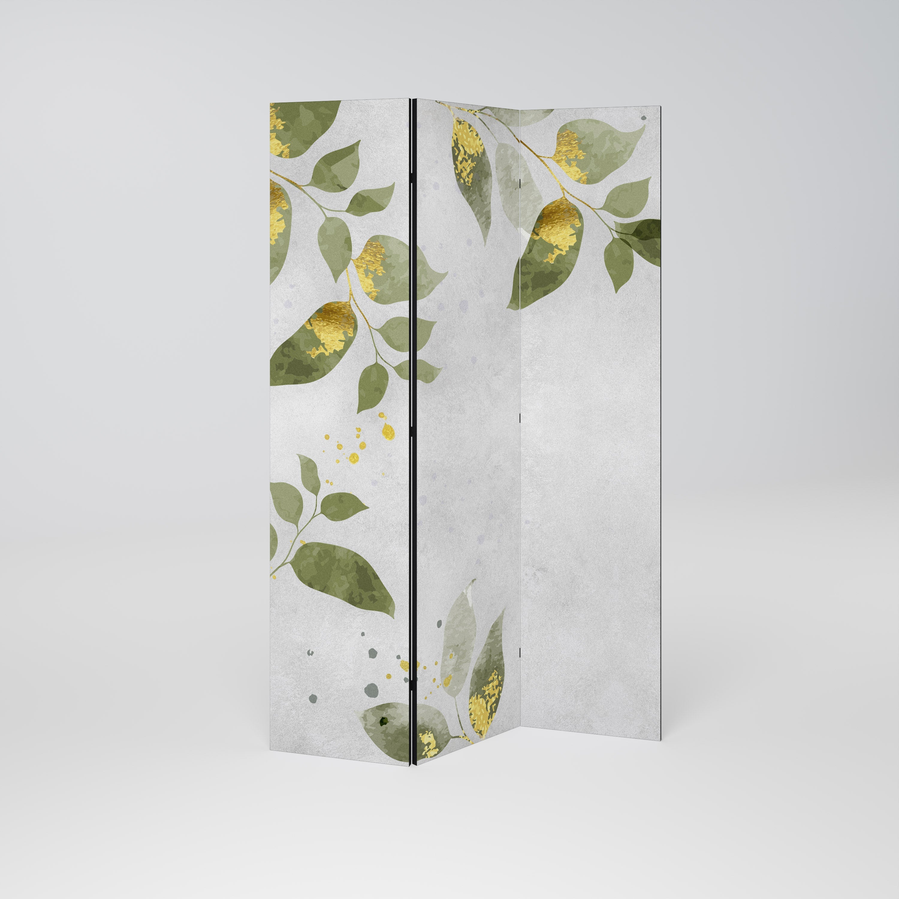 ELEGANT BOTANICS Dekorativ rumsavdelare med 3 paneler