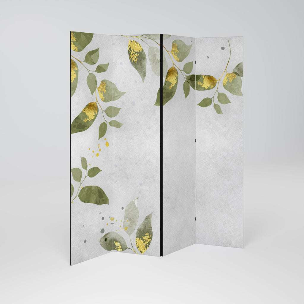 ELEGANT BOTANICS Dekorativ rumsavdelare med 4 paneler