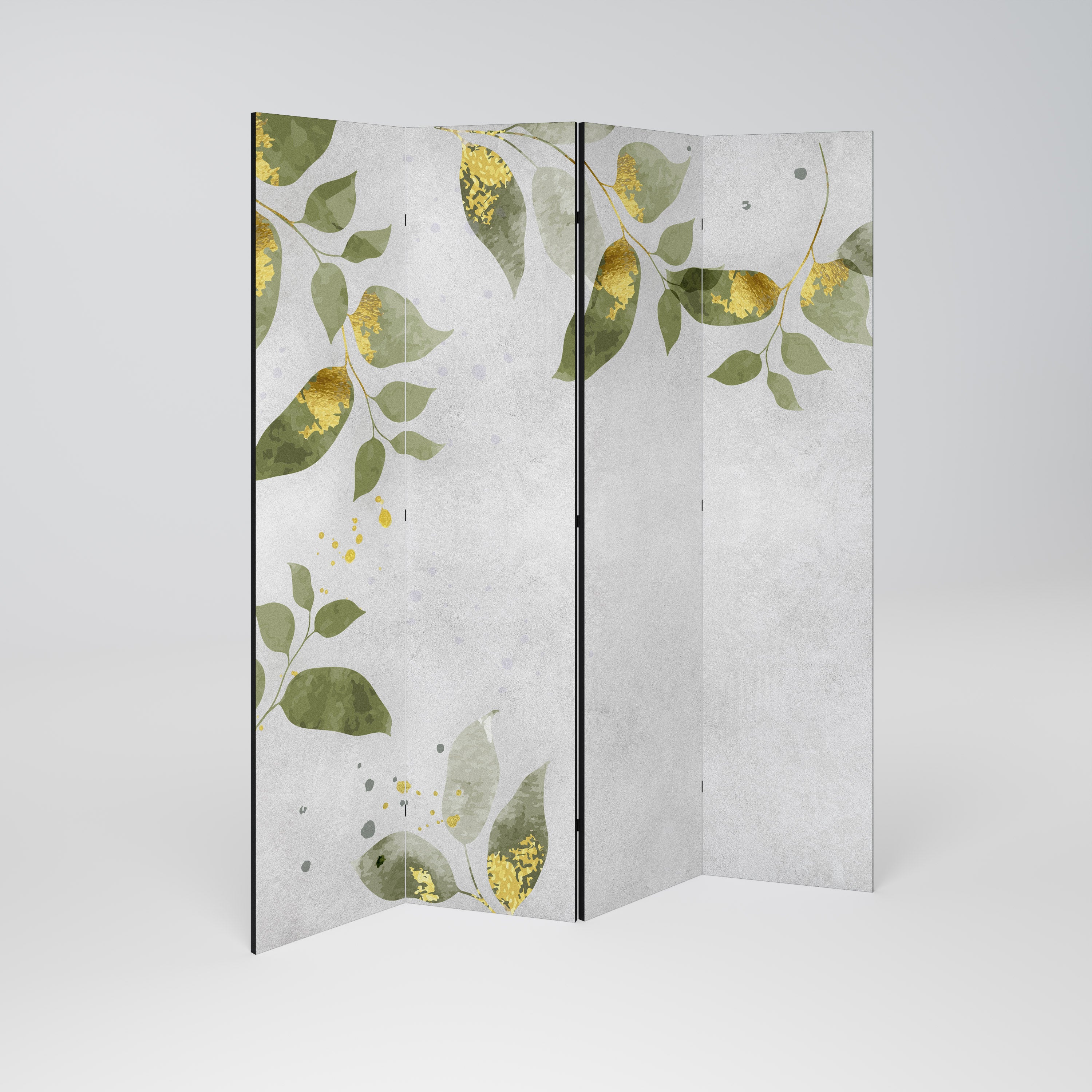 ELEGANT BOTANICS Rumsavdelare 4 paneler