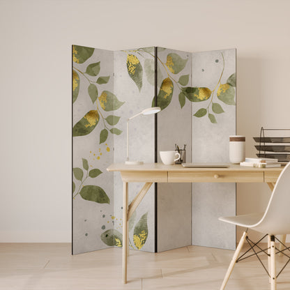 ELEGANT BOTANICS Rumsavdelare 4 paneler