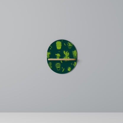 DESERT GREEN Oval Art Hylla I Ekeffekt