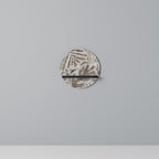 PASSING TIME Round Art Shelf In Black Finish