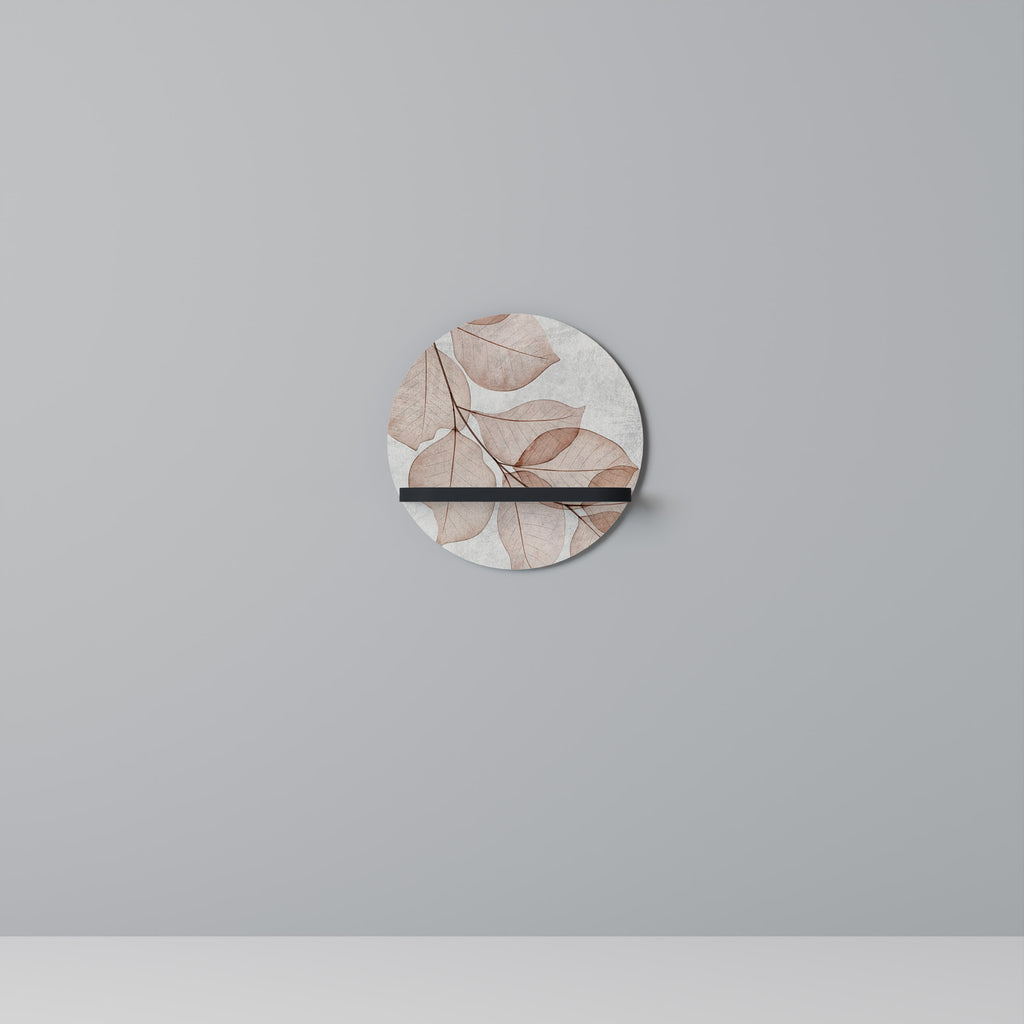 HÖST FRAGILITY Rund konsthylla i svart finish