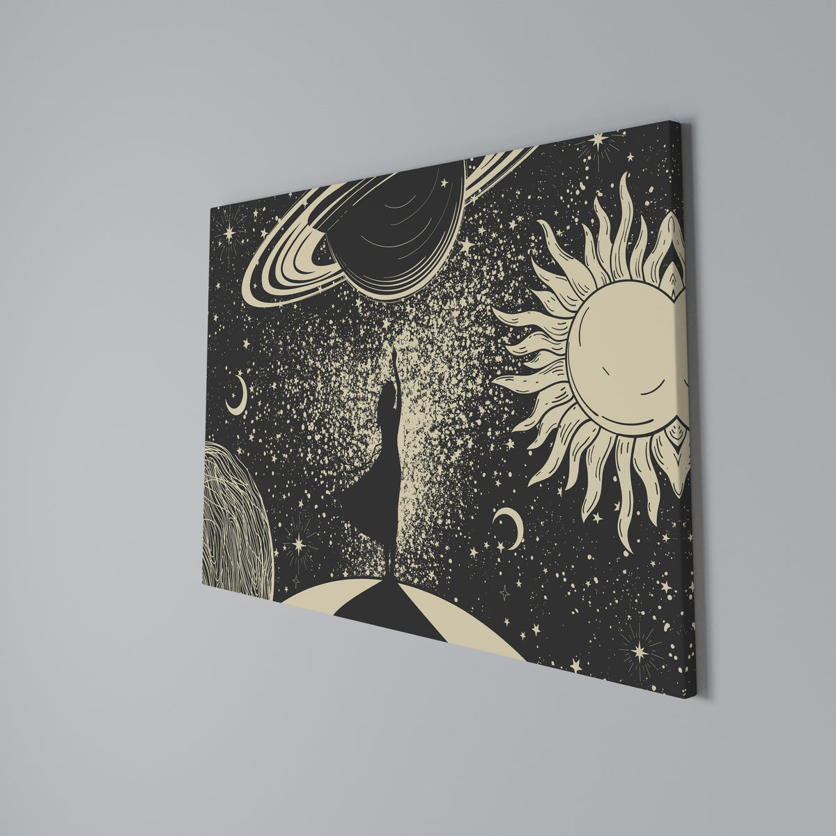 MYSTIC UNIVERSE Horizontal Canvas Print