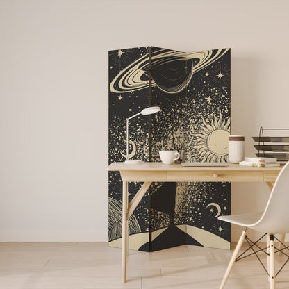 MYSTIC UNIVERSE Dekorativ rumsavdelare – 3 paneler