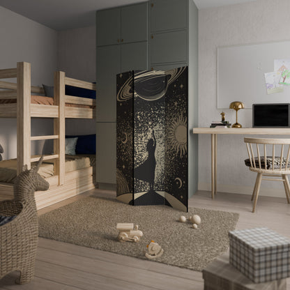 MYSTIC UNIVERSE Dekorativ rumsavdelare med 3 paneler
