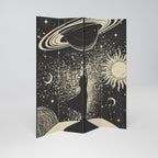 MYSTIC UNIVERSE 4-Panel Room Divider