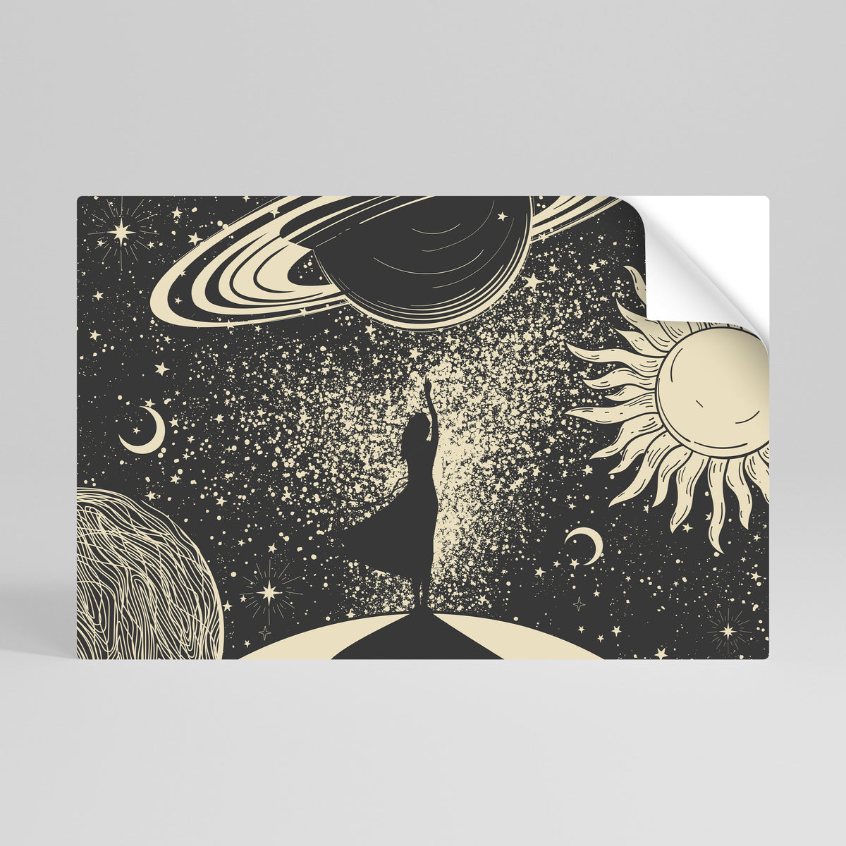 MYSTIC UNIVERSE Självhäftande Horisontell Poster