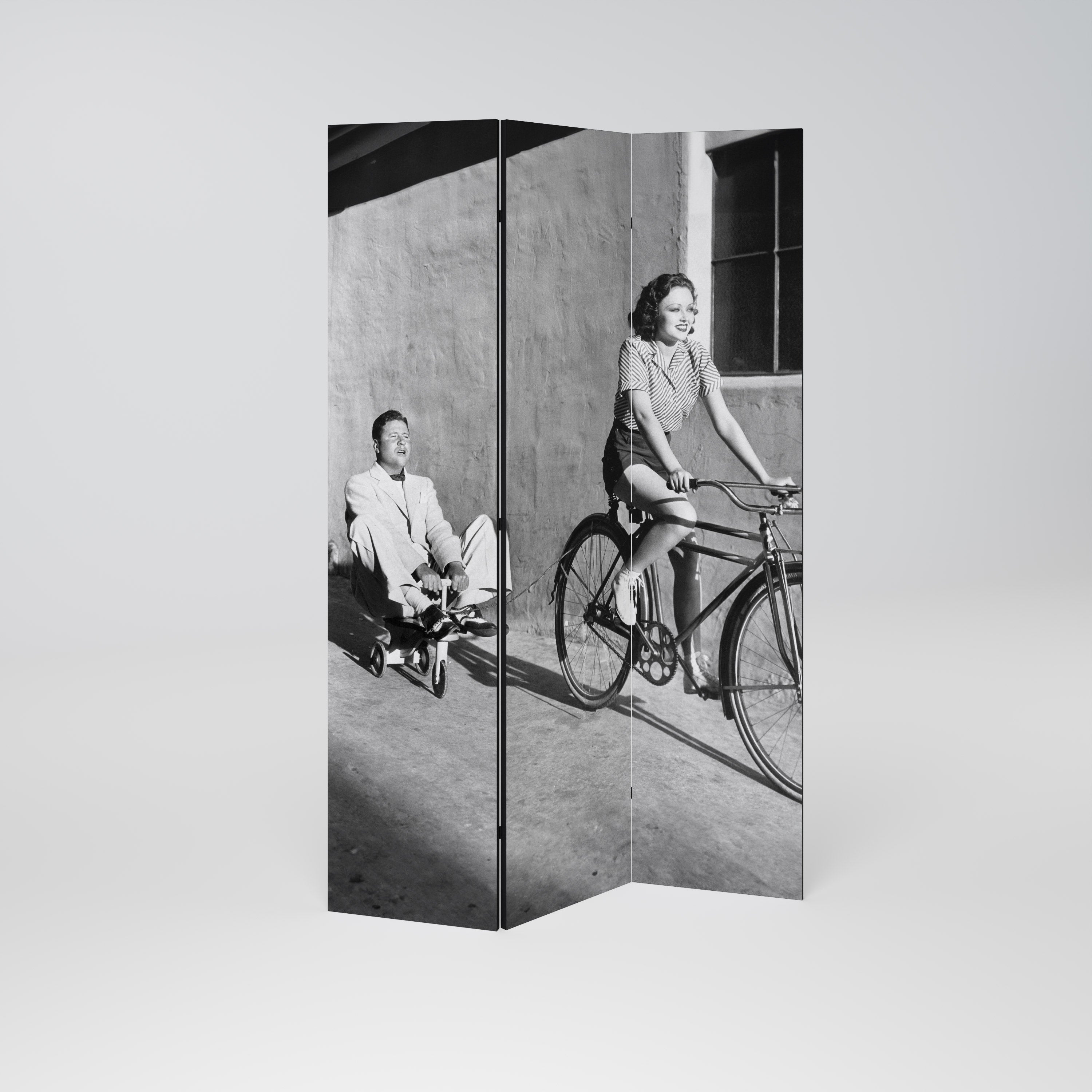 HAPPY JOURNEY 3-Panel Room Divider