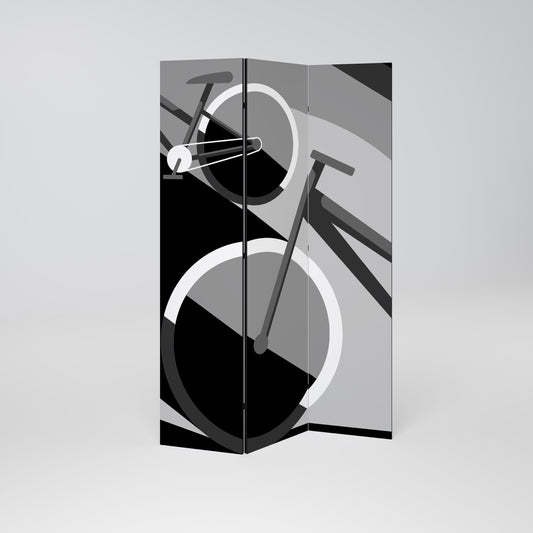 BIKE ENERGY 3-Panel Room Divider