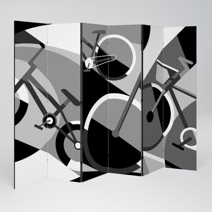 BIKE ENERGY Decorative 6-Panel Room Divider