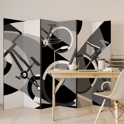 BIKE ENERGY Decorative 6-Panel Room Divider