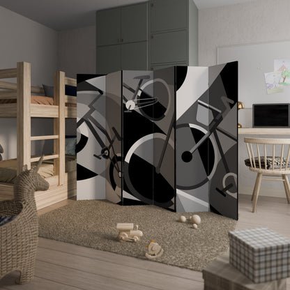 BIKE ENERGY Decorative 6-Panel Room Divider