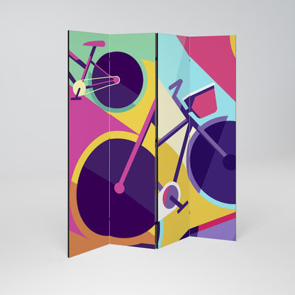 BIKE DREAMS Rumsavdelare 4 paneler