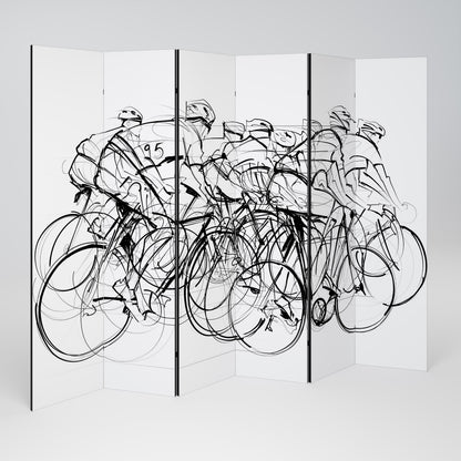 CYCLING COMPETITION 6-Panel Room Divider