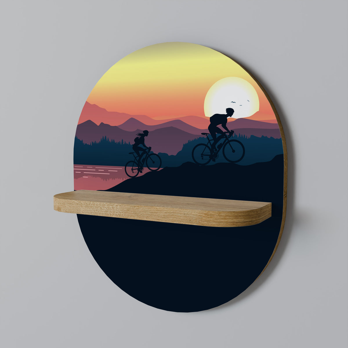 CYCLING HORIZON Art Shelf