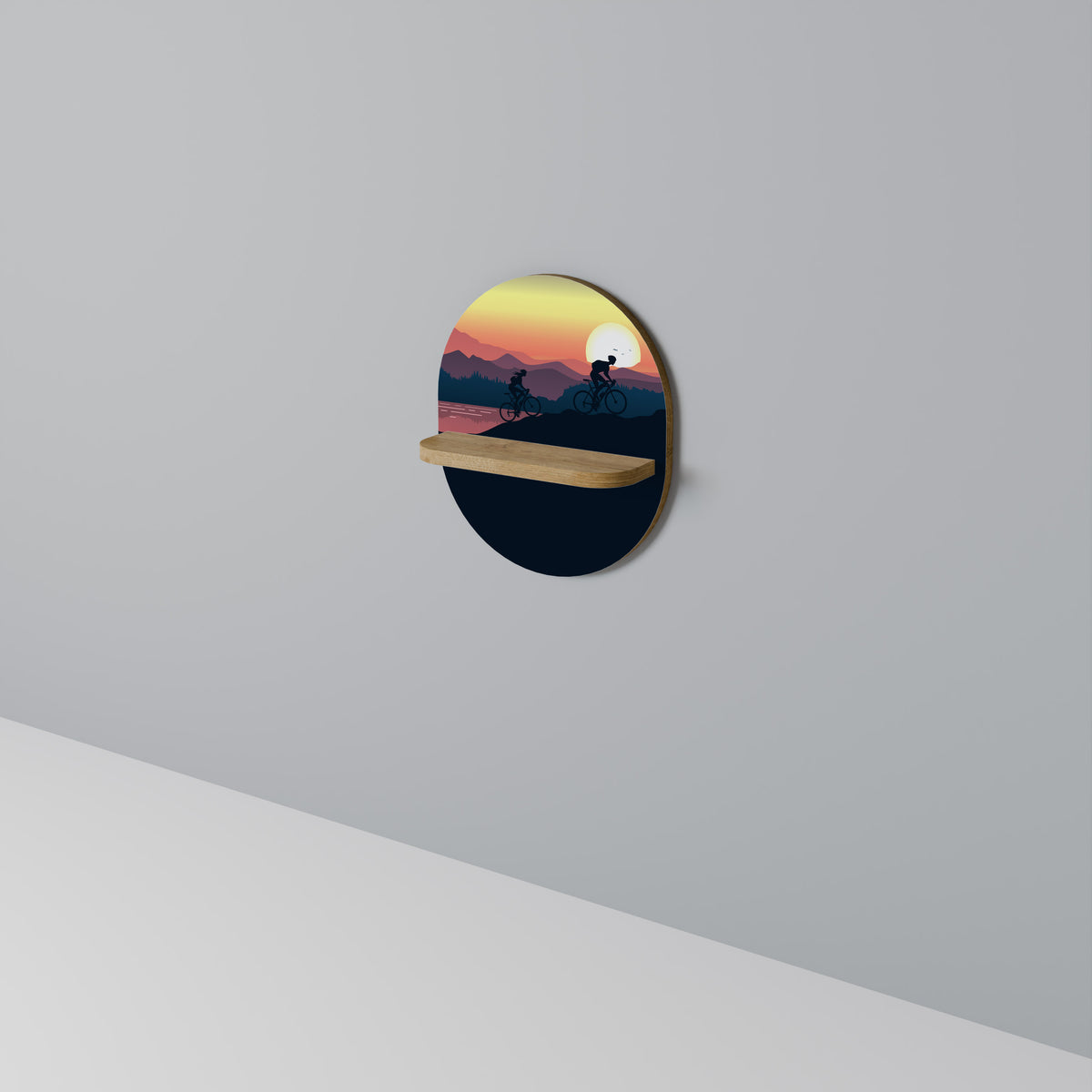 CYCLING HORIZON Art Shelf