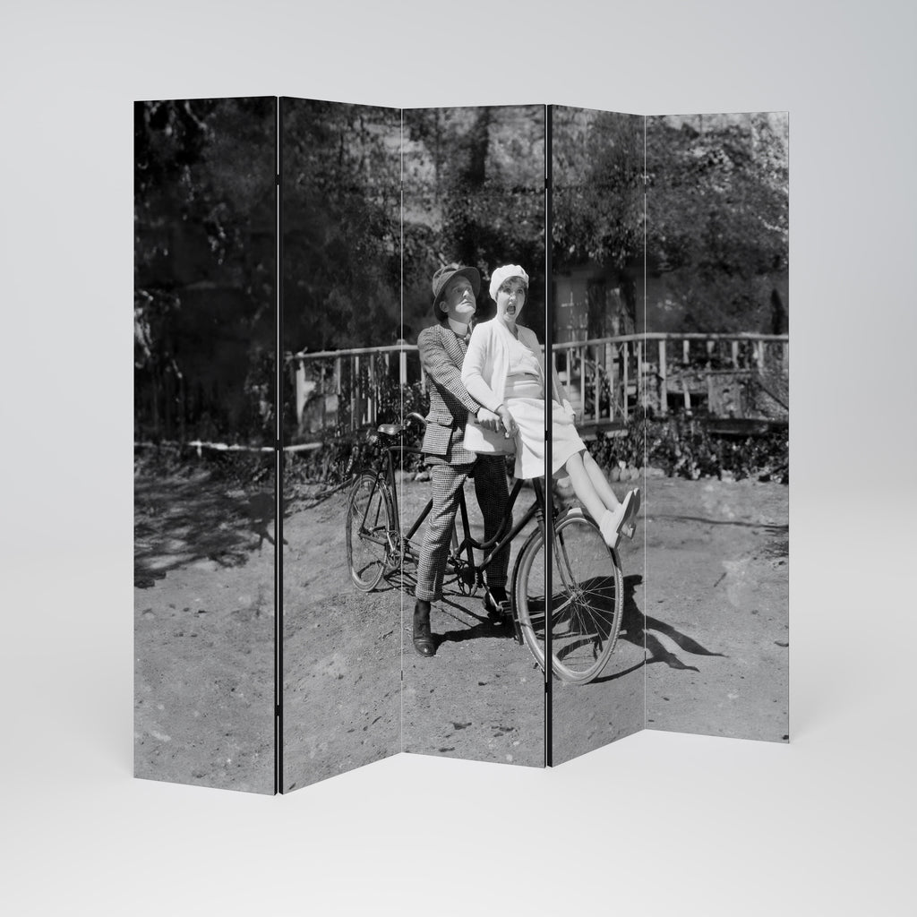 RIDING THROUGH TIME Dekorativ rumsavdelare – 5 paneler