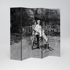 RIDING THROUGH TIME Dekorativ rumsavdelare – 5 paneler