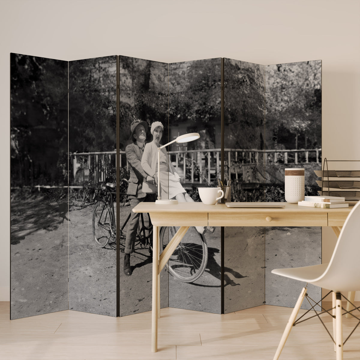 RIDING THROUGH TIME Rumsavdelare 6 paneler