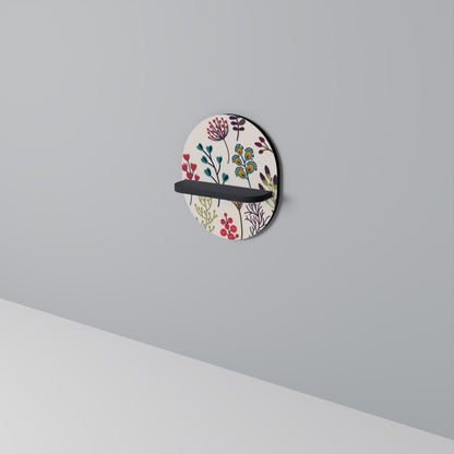 HÖST SUNDRIES Oval konsthylla i svart finish