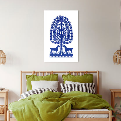 POLISH FOLK ART Vertical Canvas Print