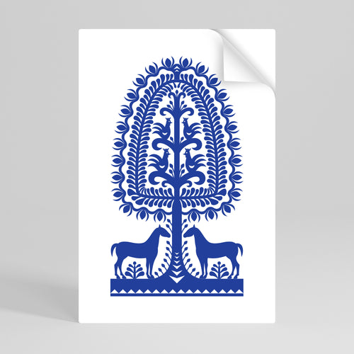 POLISH FOLK ART Självhäftande Vertikal Poster