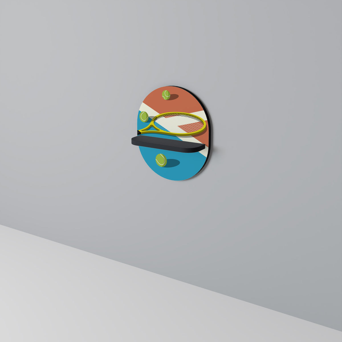 TENNIS ESSENTIALS Art Shelf
