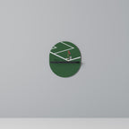 FOTBOLL ACTION Oval konsthylla i svart finish