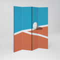 VOLLEYBALL TIME 4-Panel Room Divider