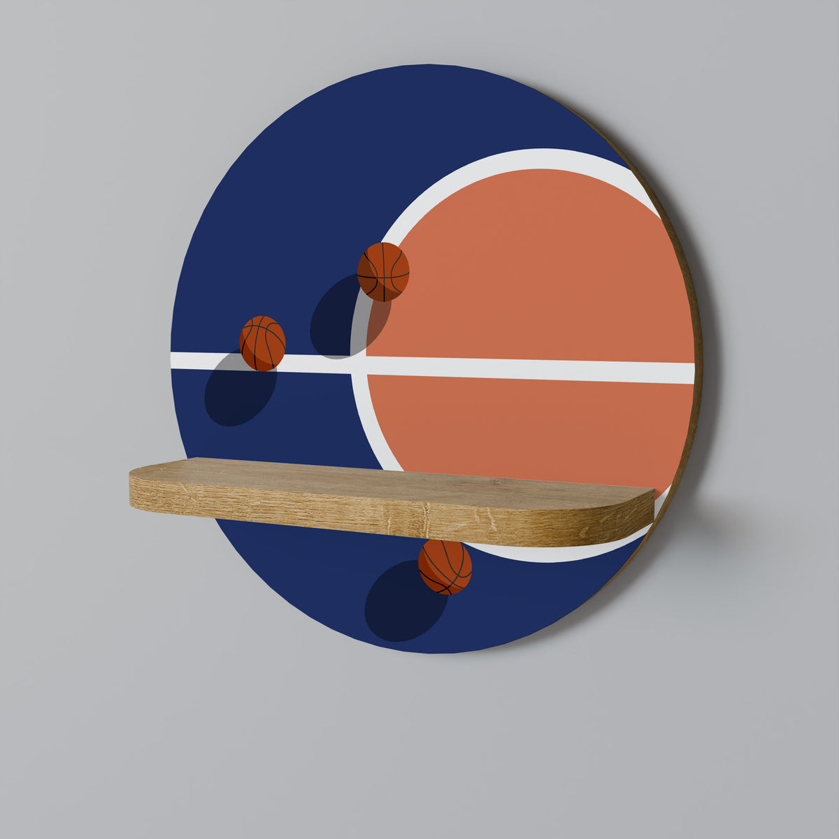 BASKETBALL CHALLENGE Art Shelf