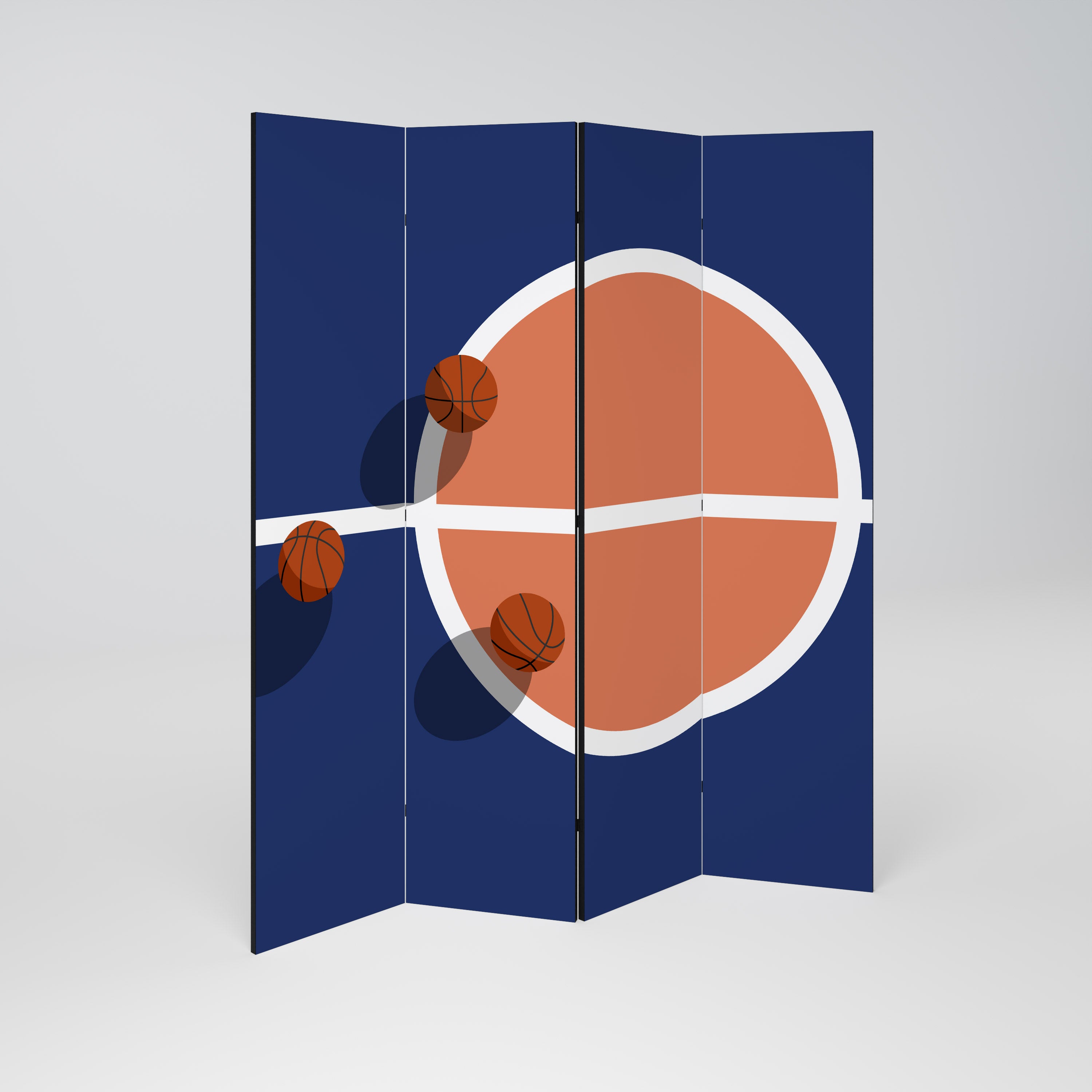 BASKETBALL CHALLENGE Rumsavdelare 4 paneler