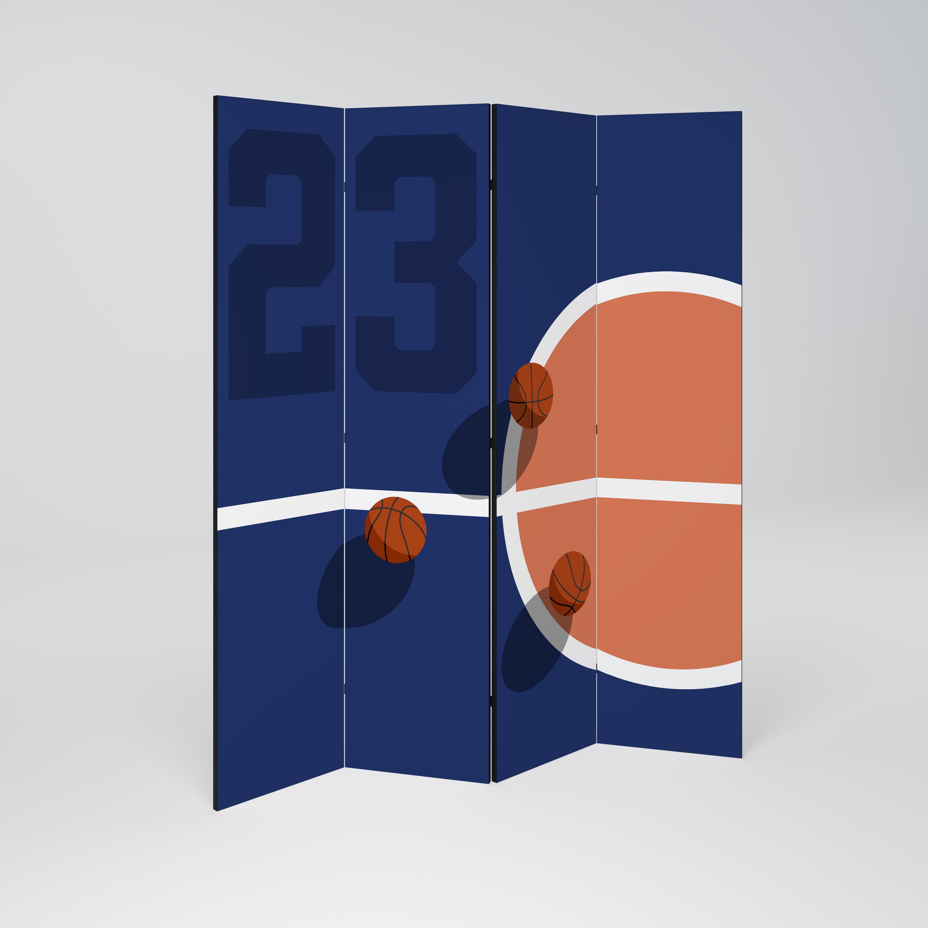 FAMOUS NUMBER 23 Rumsavdelare 4 paneler