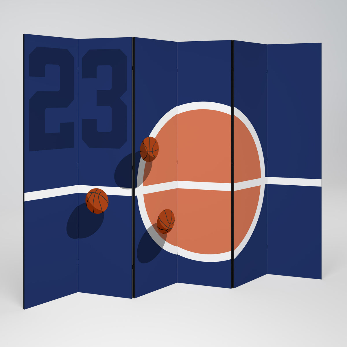 FAMOUS NUMBER 23 Rumsavdelare 6 paneler