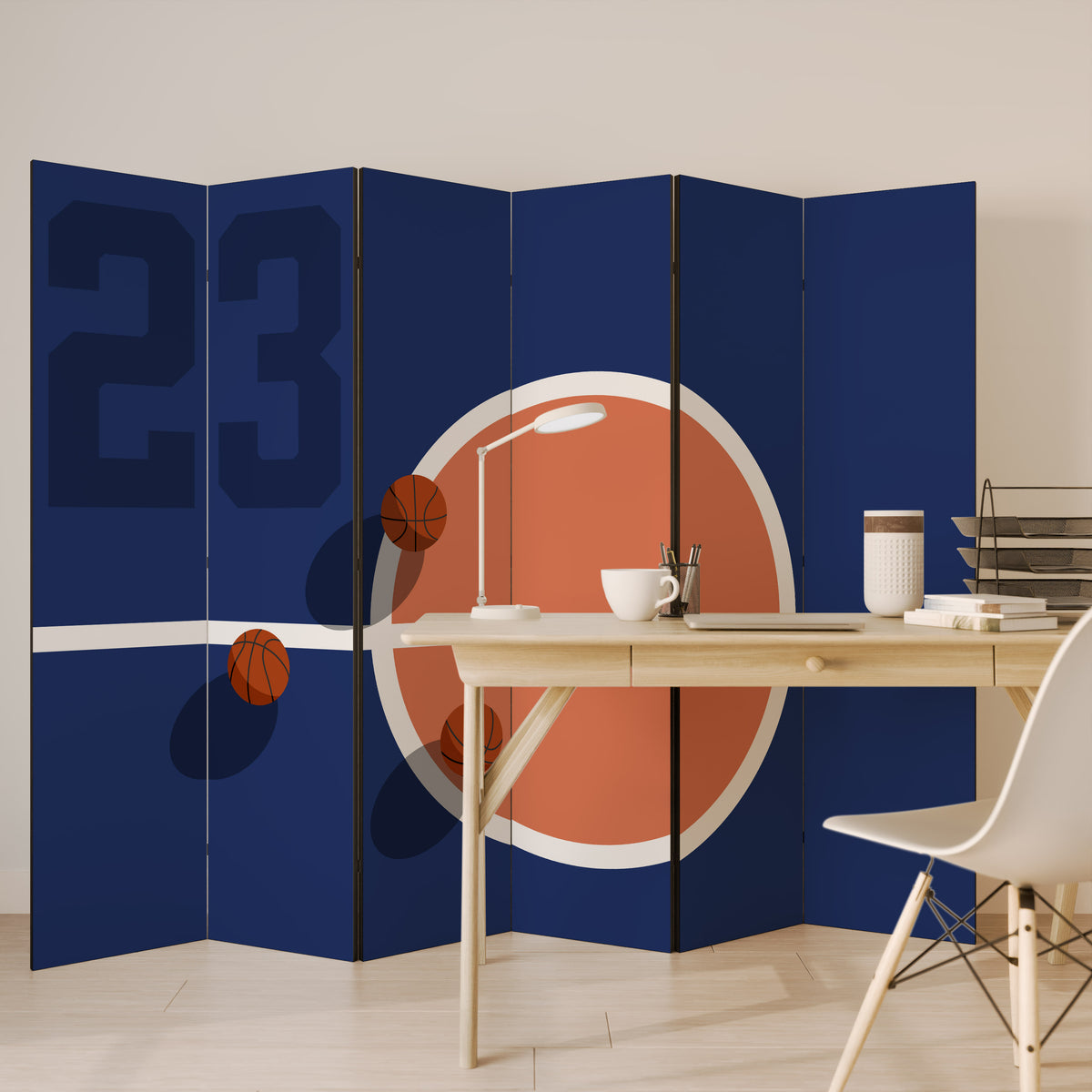 FAMOUS NUMBER 23 Rumsavdelare 6 paneler