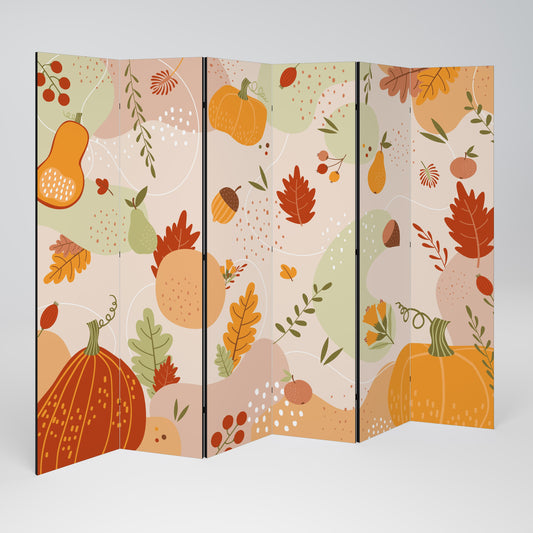 HELLO AUTUMN Decorative 6-Panel Room Divider