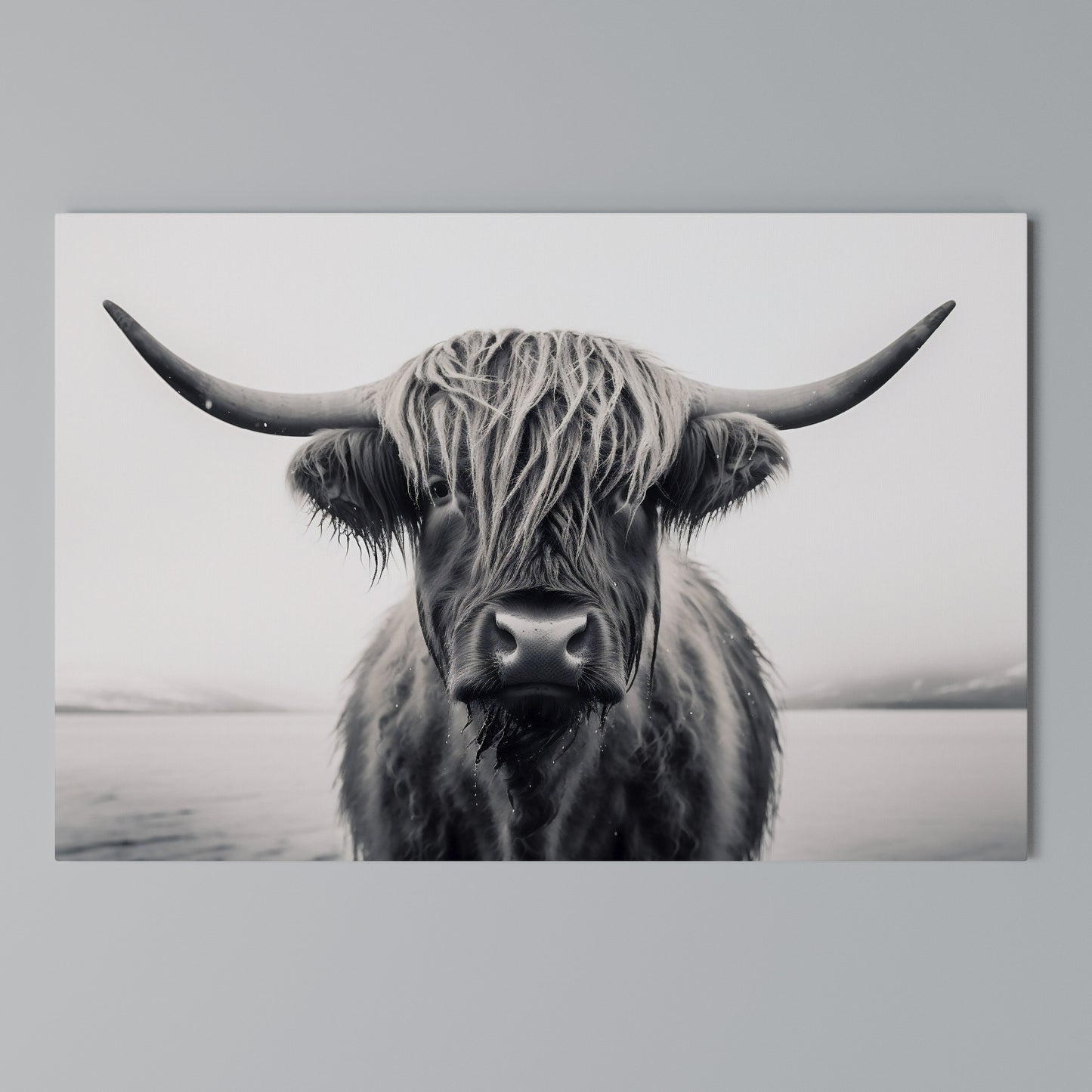 GENTLE GIANT STARE Horizontal Canvas Print