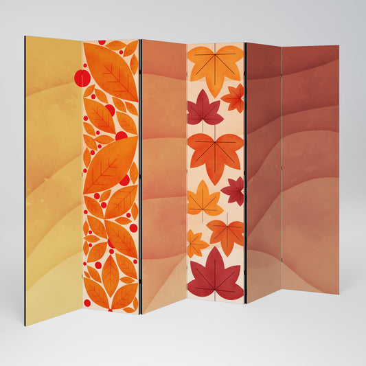 VIBRANT FALL FOLIAGE Decorative 6-Panel Room Divider